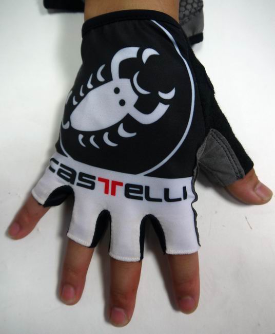 Handschoenen Castelli 2015 wit and zwart